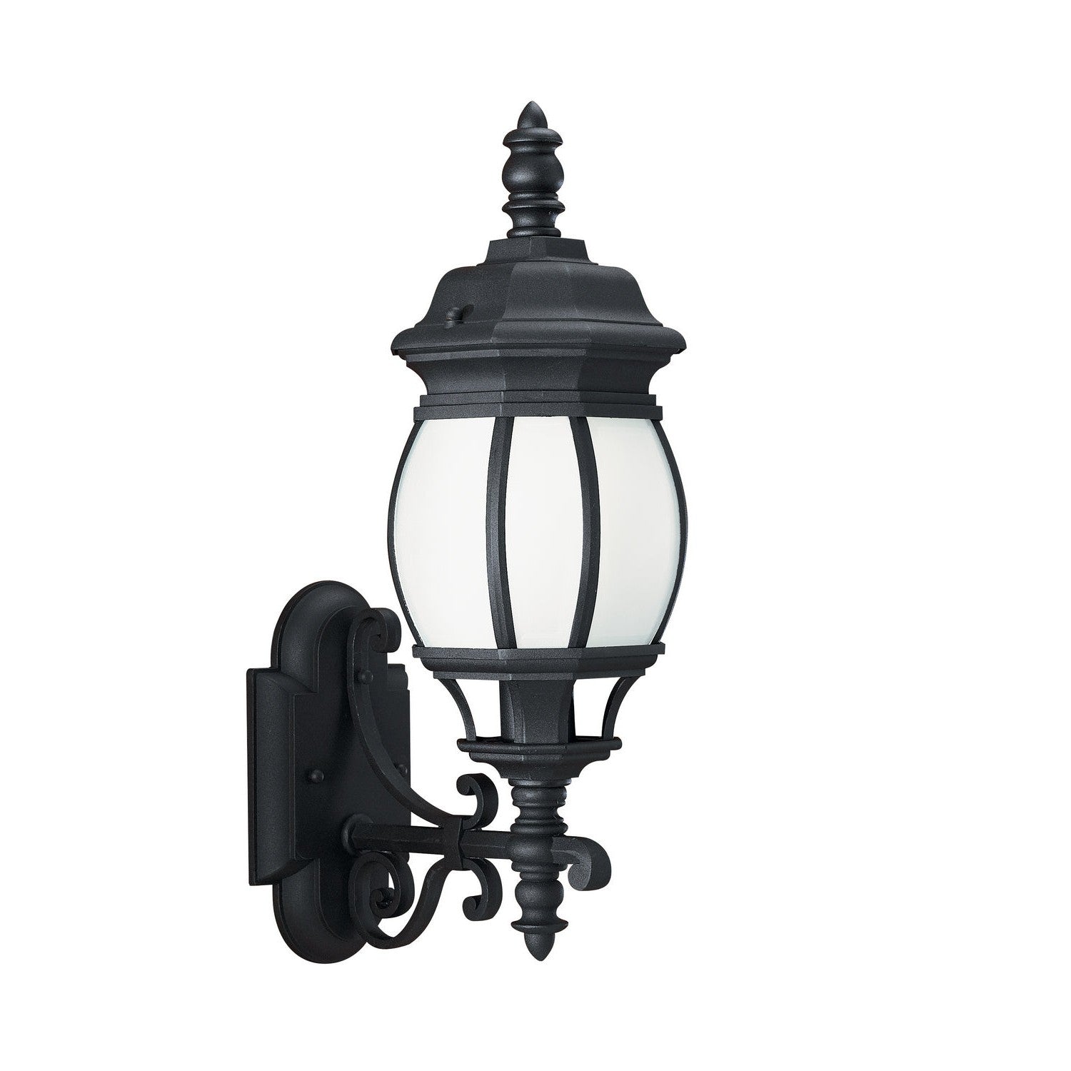 Generation Lighting - 89102-12 - One Light Outdoor Wall Lantern - Wynfield - Black