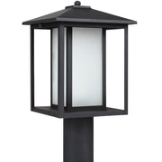 Generation Lighting - 89129-12 - One Light Outdoor Post Lantern - Hunnington - Black
