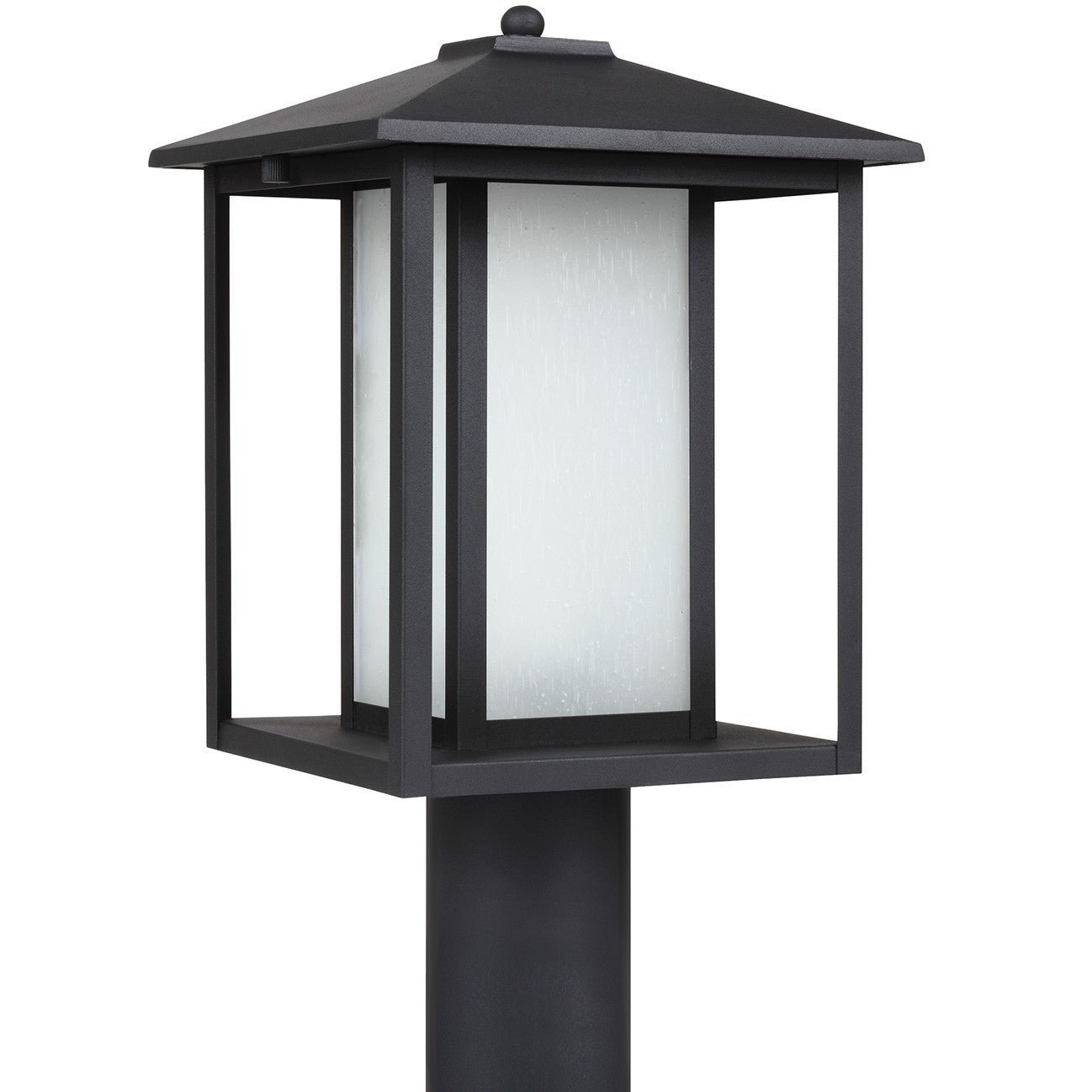 Generation Lighting - 89129-12 - One Light Outdoor Post Lantern - Hunnington - Black