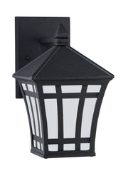 Generation Lighting - 89131EN3-12 - One Light Outdoor Wall Lantern - Herrington - Black