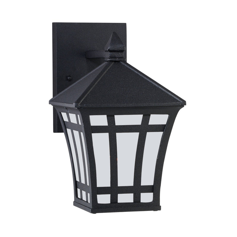 Generation Lighting - 89131EN3-12 - One Light Outdoor Wall Lantern - Herrington - Black