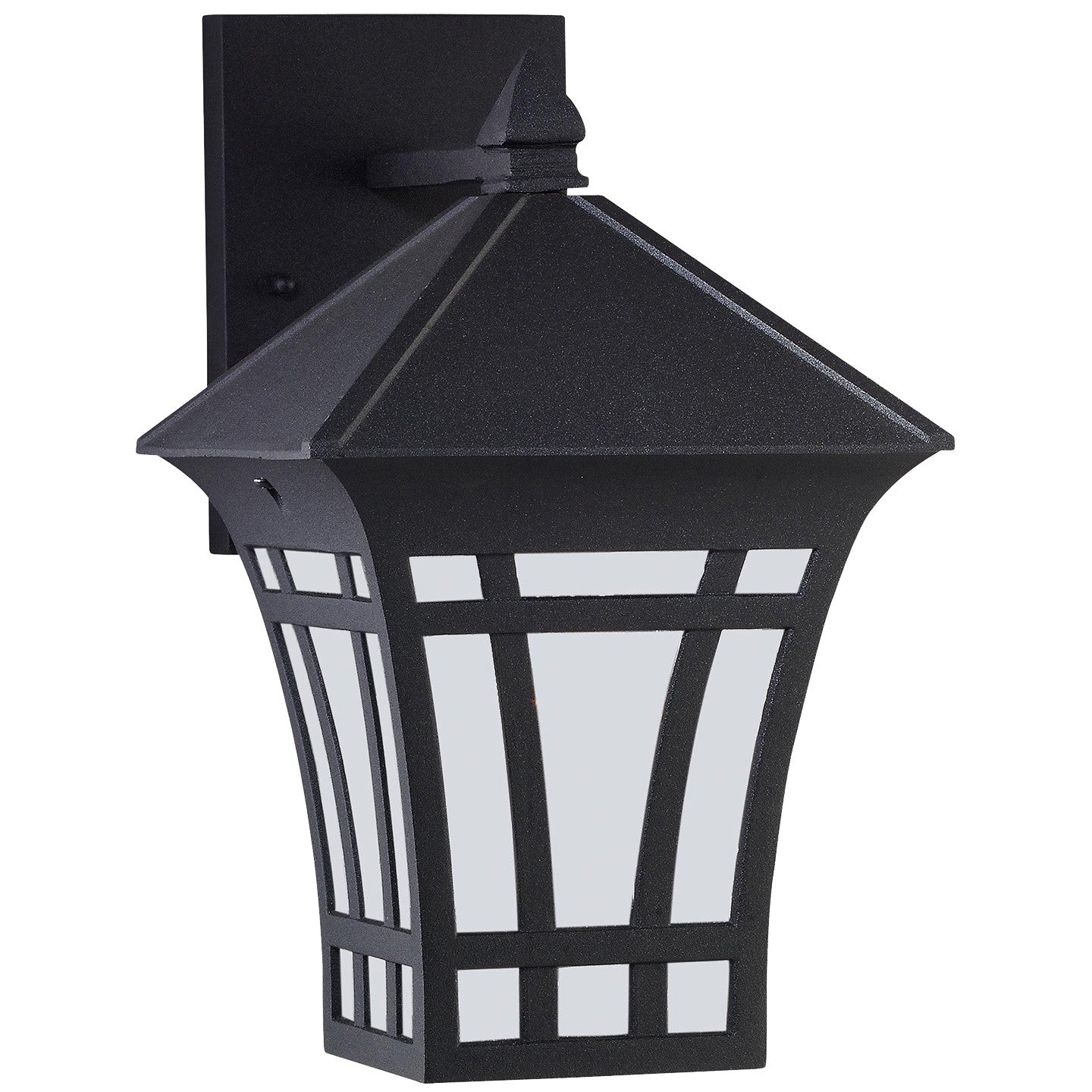 Generation Lighting - 89132EN3-12 - One Light Outdoor Wall Lantern - Herrington - Black