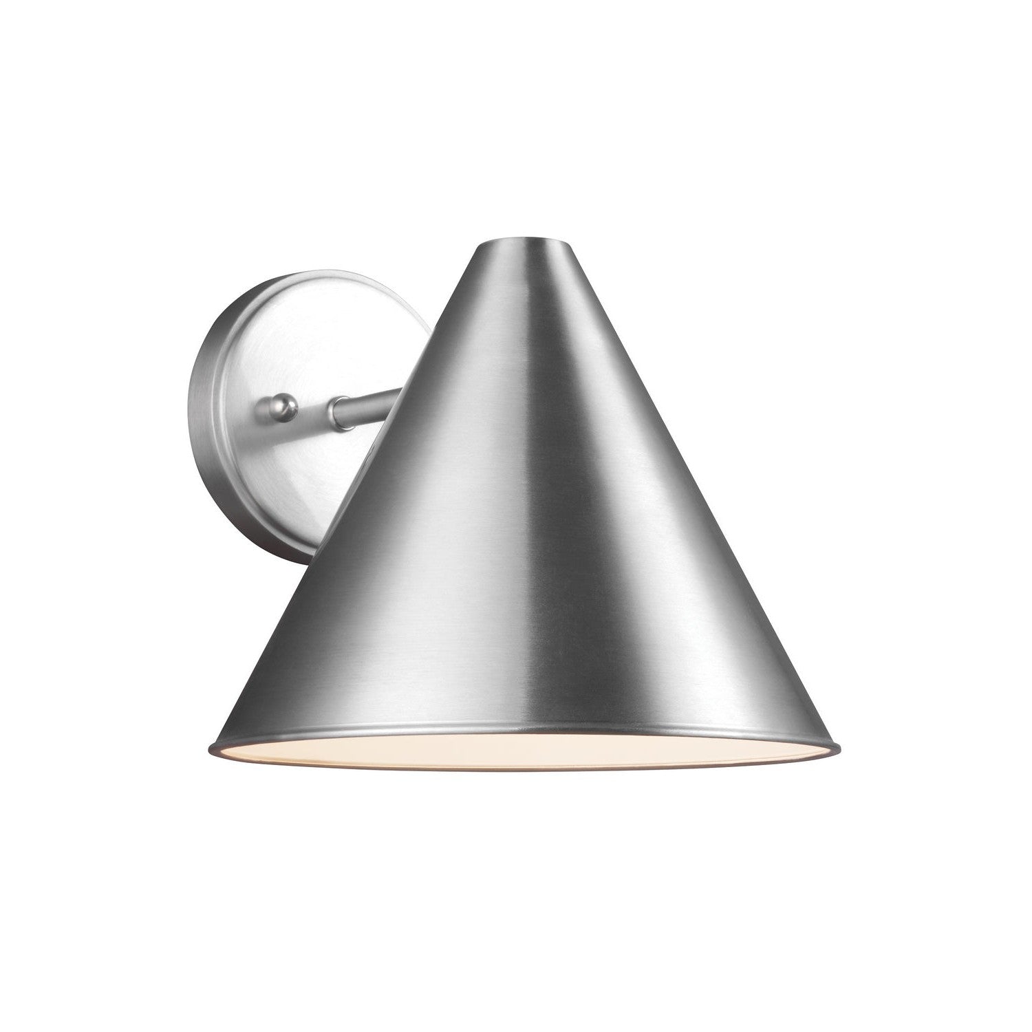 Generation Lighting - 8538501-04 - One Light Outdoor Wall Lantern - Crittenden - Satin Aluminum