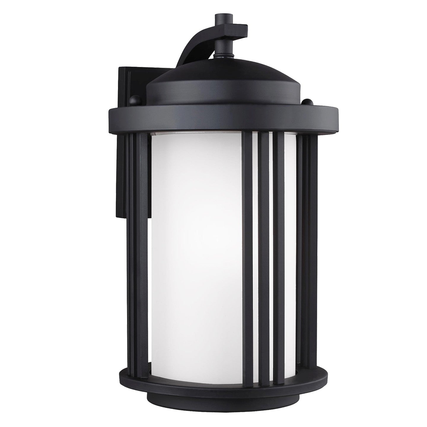 Generation Lighting - 8747901EN3-12 - One Light Outdoor Wall Lantern - Crowell - Black