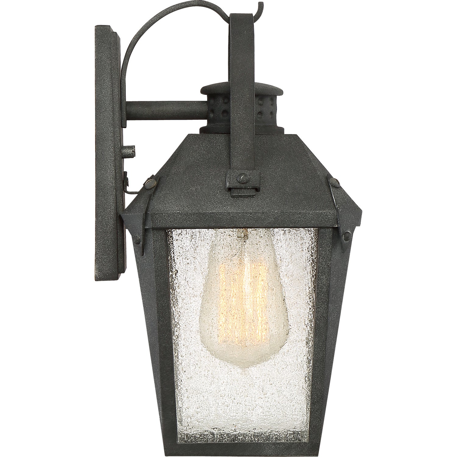 Quoizel - CRG8406MB - One Light Outdoor Wall Lantern - Carriage - Mottled Black