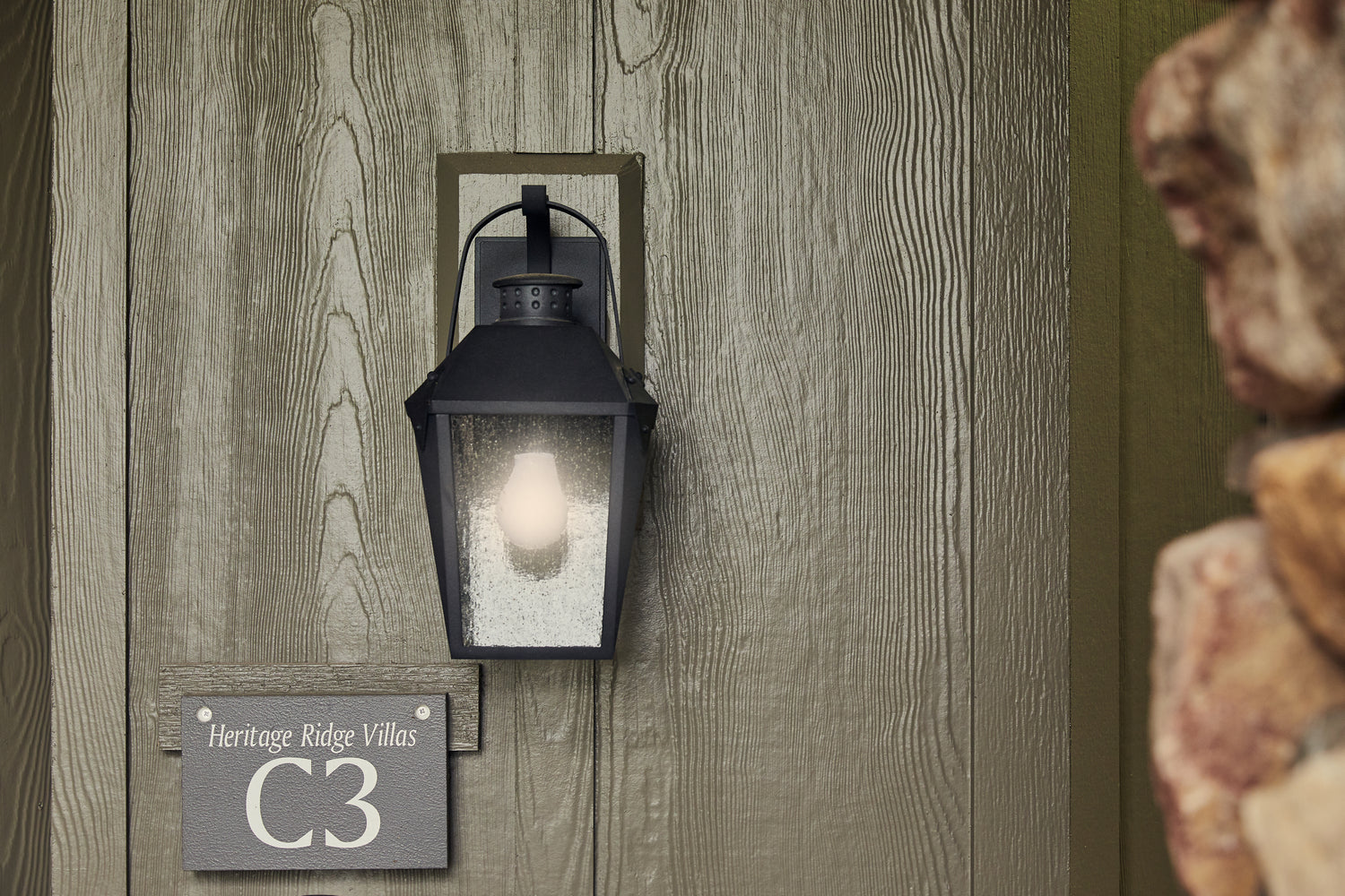 Quoizel - CRG8406MB - One Light Outdoor Wall Lantern - Carriage - Mottled Black