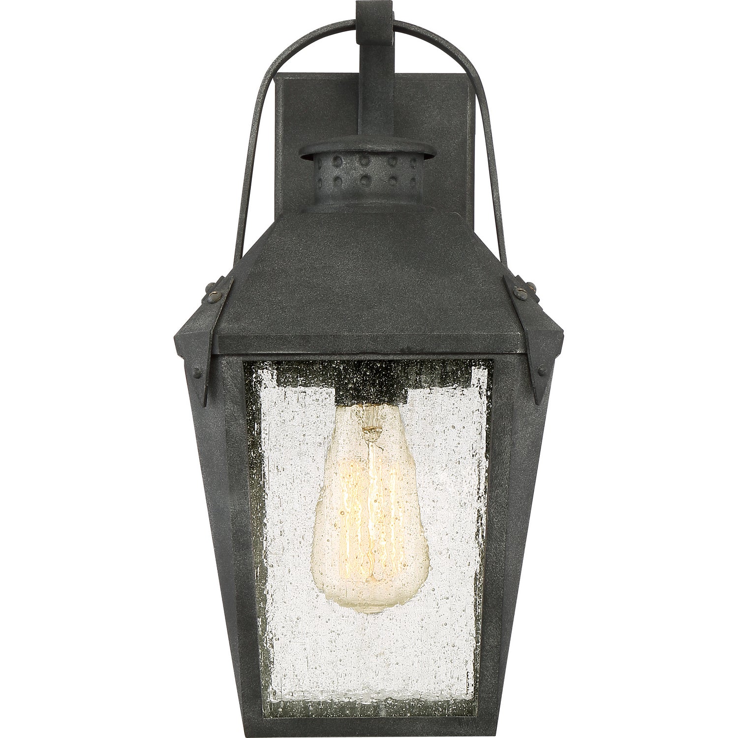 Quoizel - CRG8408MB - One Light Outdoor Wall Lantern - Carriage - Mottled Black