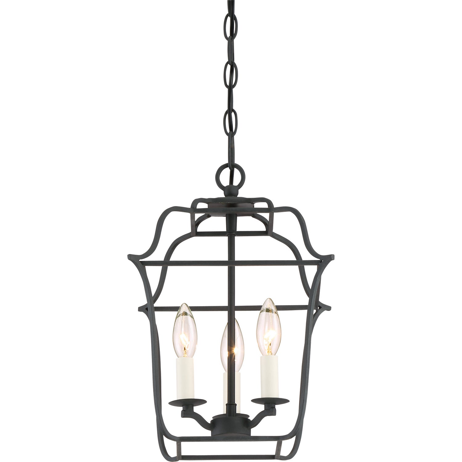 Quoizel - GLY5203BA - Three Light Foyer Pendant - Gallery - Royal Ebony