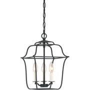 Quoizel - GLY5203BA - Three Light Foyer Pendant - Gallery - Royal Ebony