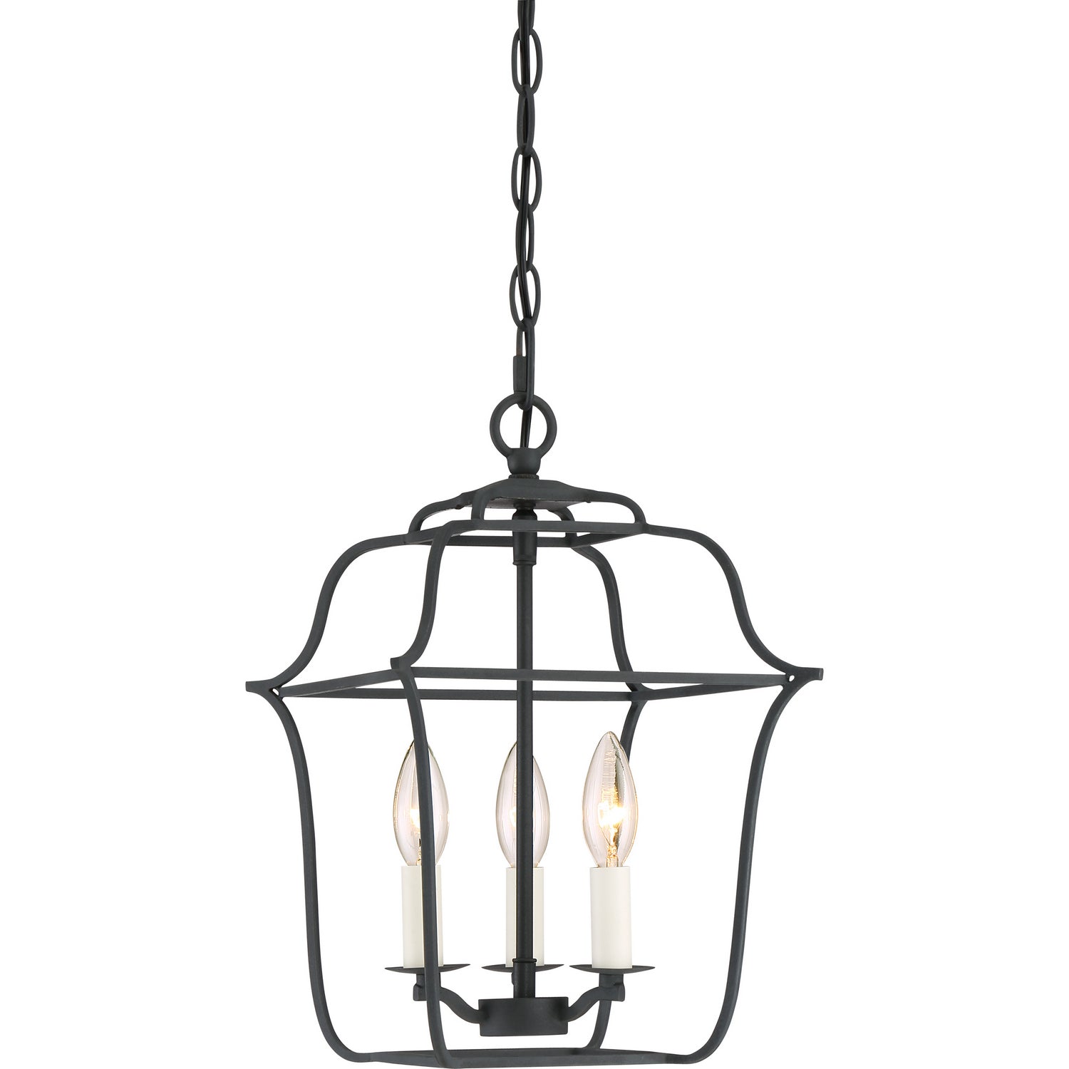 Quoizel - GLY5203BA - Three Light Foyer Pendant - Gallery - Royal Ebony