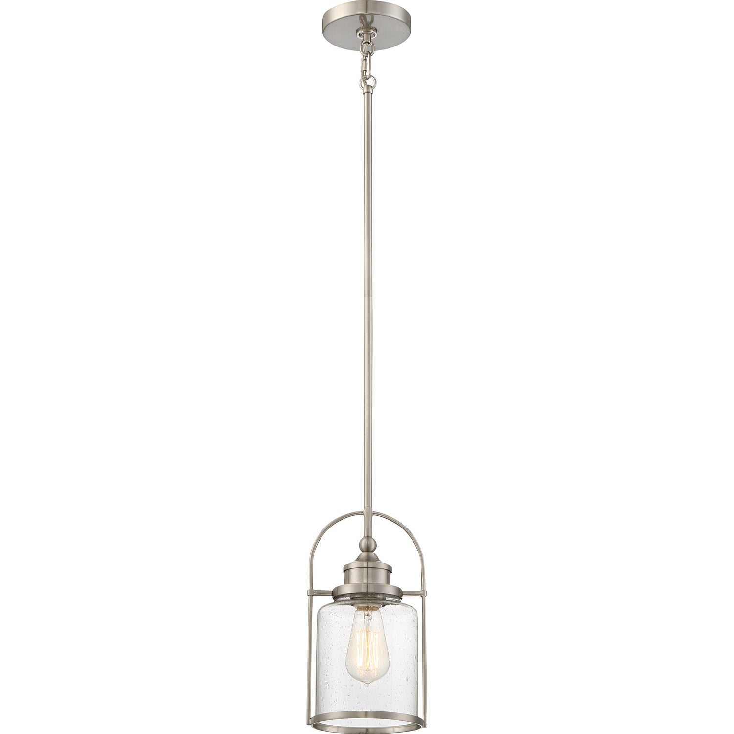 Quoizel - QPP2781BN - One Light Mini Pendant - Payson - Brushed Nickel