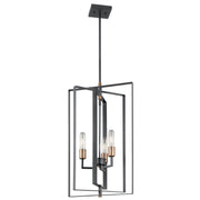 Kichler - 43983BK - Three Light Foyer Pendant - Taubert - Black