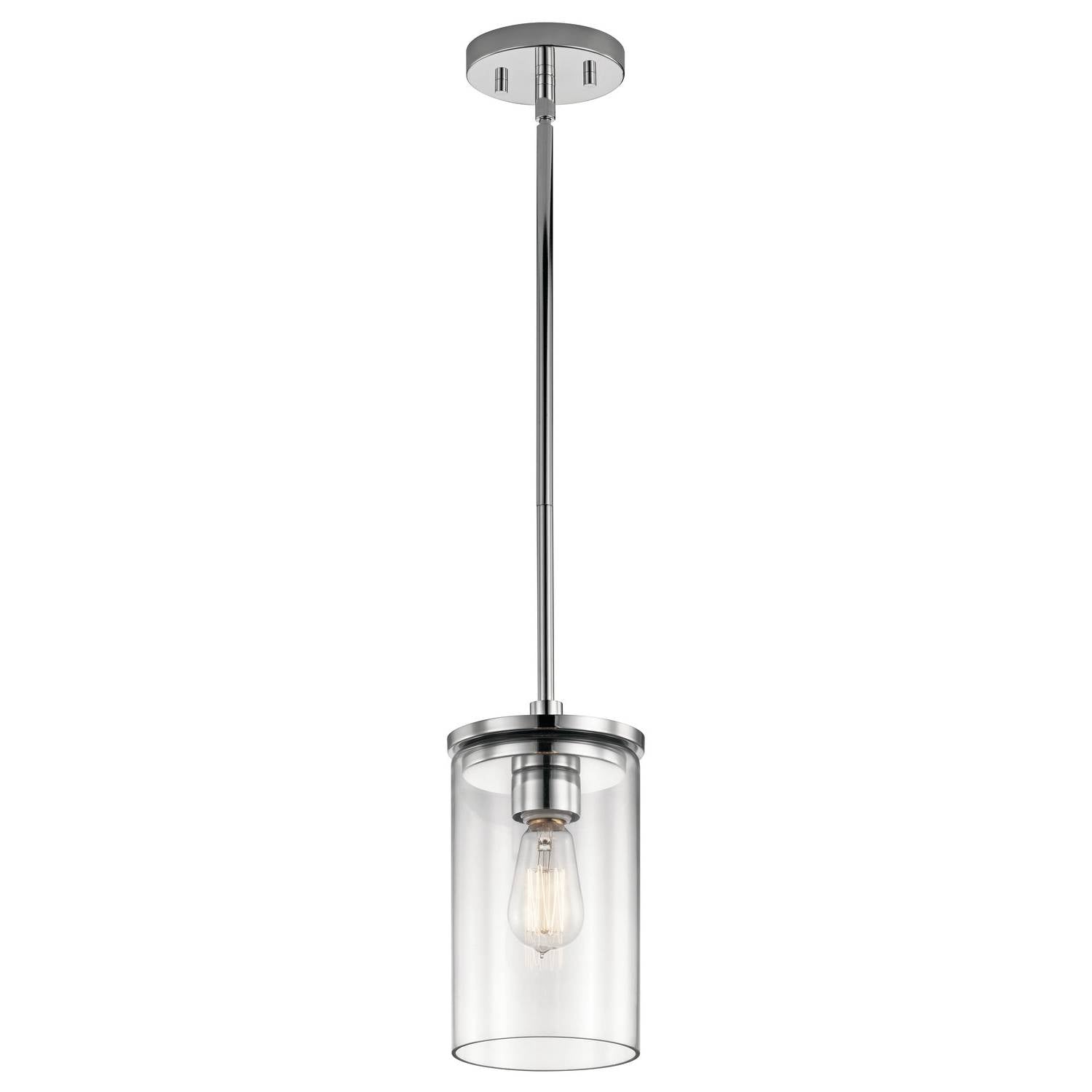 Kichler - 43996CH - One Light Mini Pendant - Crosby - Chrome