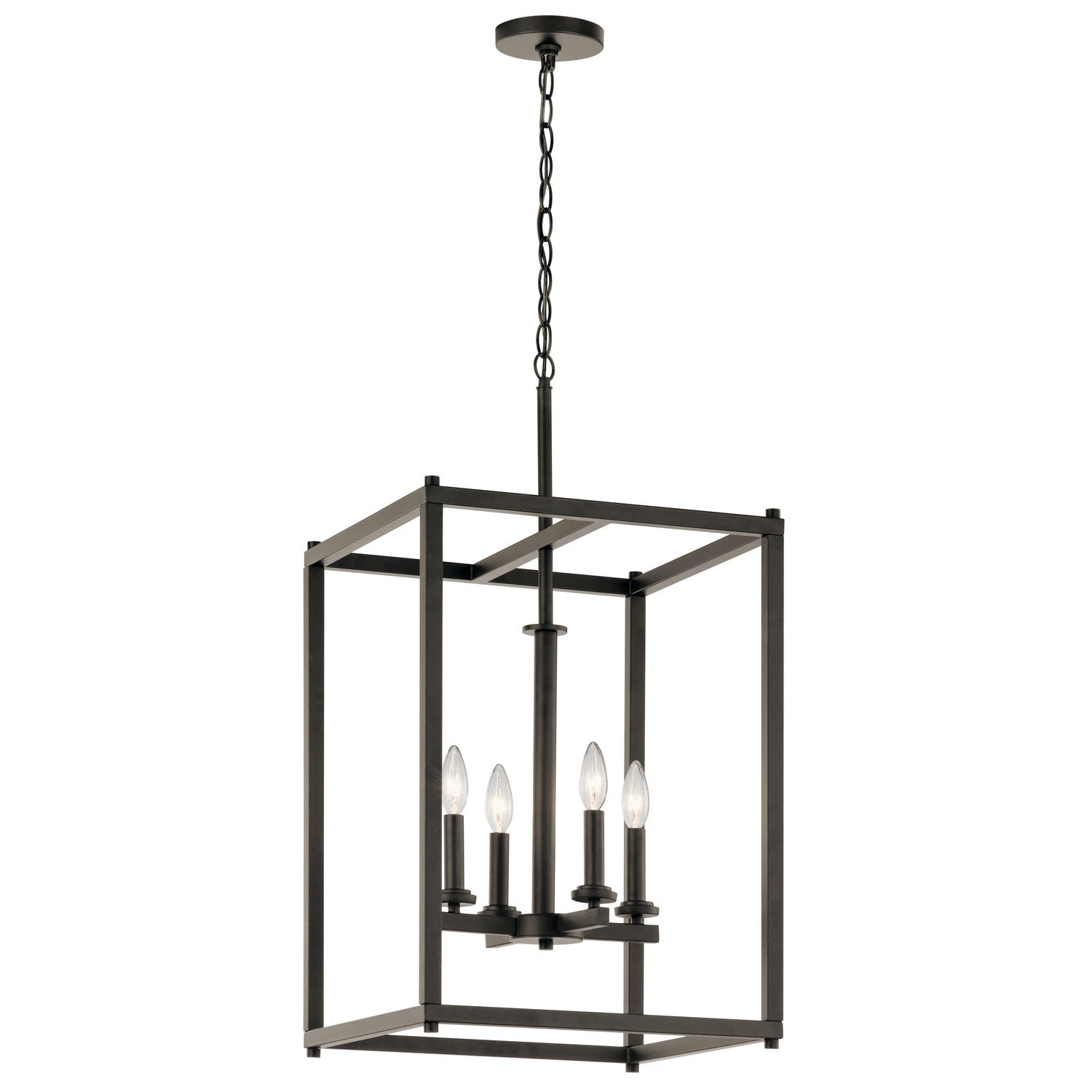 Kichler - 43998OZ - Four Light Foyer Pendant - Crosby - Olde Bronze