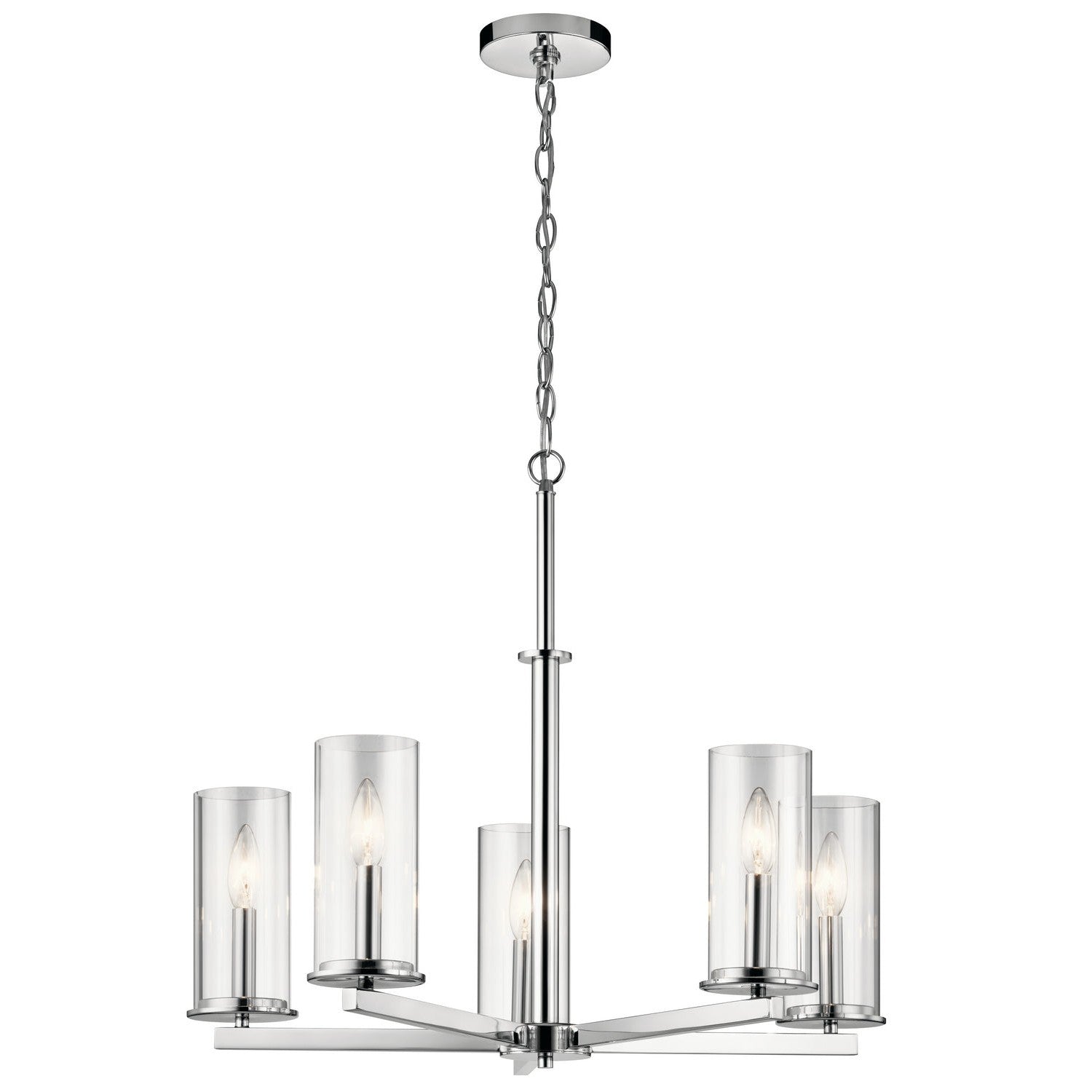 Kichler - 43999CH - Five Light Chandelier - Crosby - Chrome