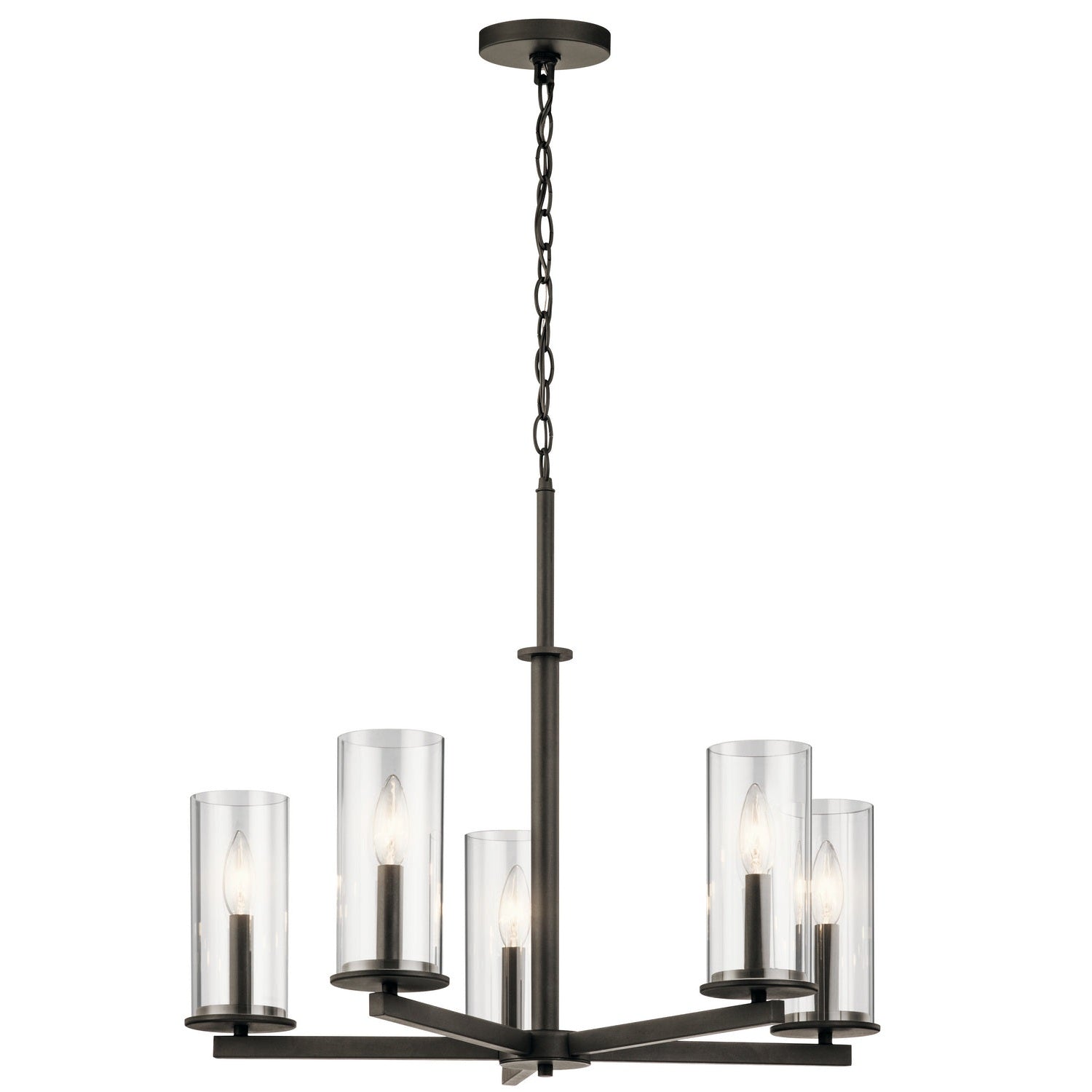 Kichler - 43999OZ - Five Light Chandelier - Crosby - Olde Bronze