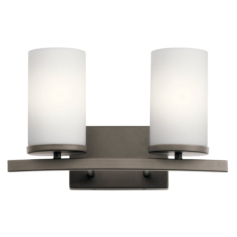 Kichler - 45496OZ - Two Light Bath - Crosby - Olde Bronze