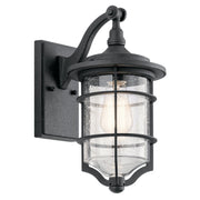 Kichler - 49126DBK - One Light Outdoor Wall Mount - Royal Marine - Distressed Black