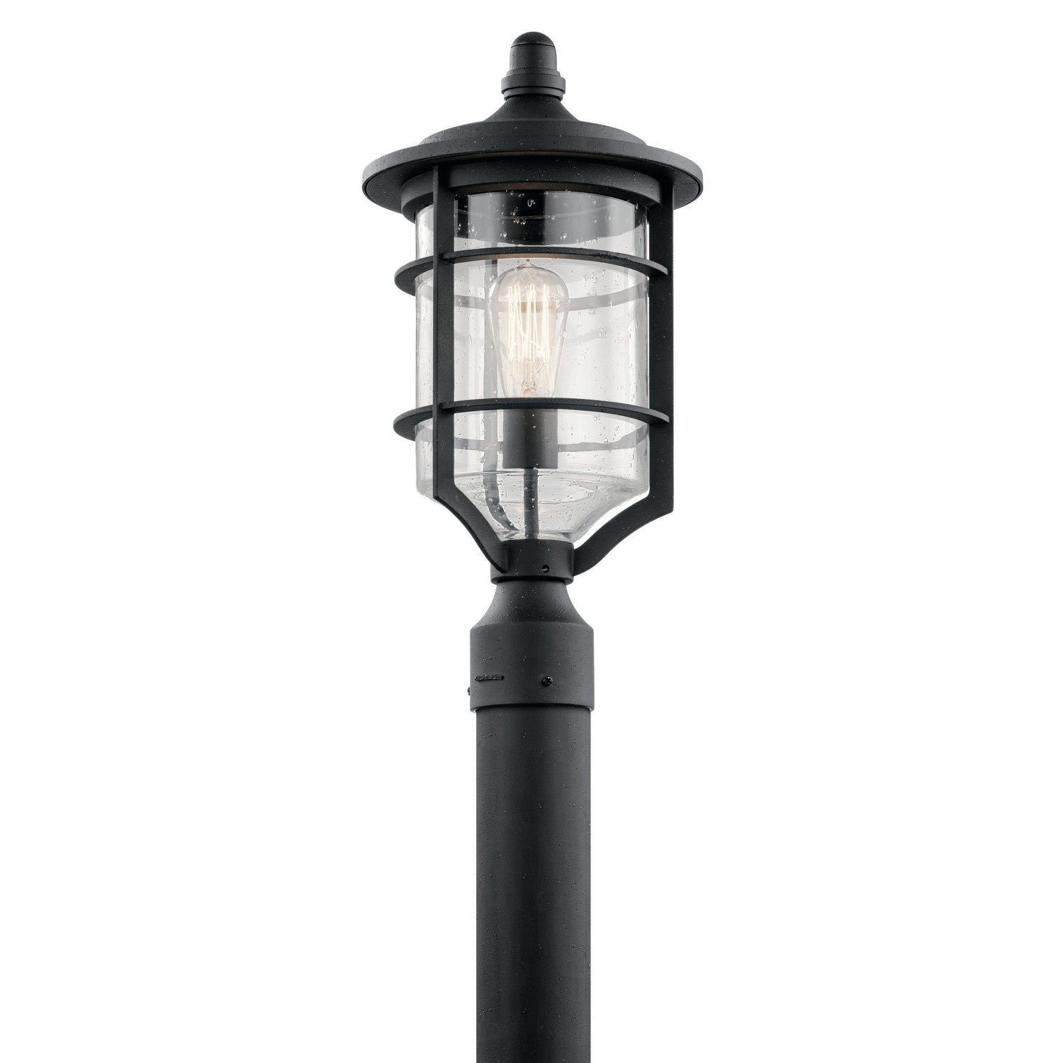 Kichler - 49129DBK - One Light Outdoor Post Mount - Royal Marine - Distressed Black