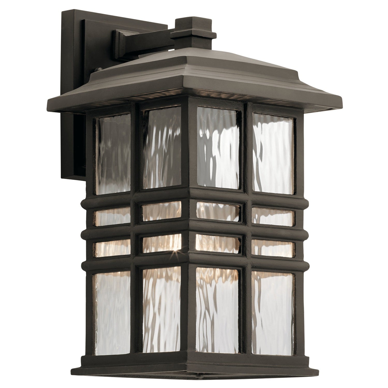 Kichler - 49830OZ - One Light Outdoor Wall Mount - Beacon Square - Olde Bronze