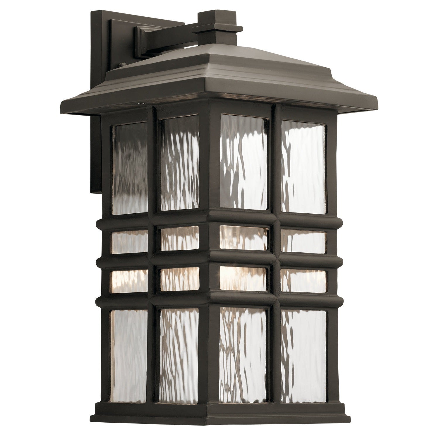 Kichler - 49831OZ - One Light Outdoor Wall Mount - Beacon Square - Olde Bronze