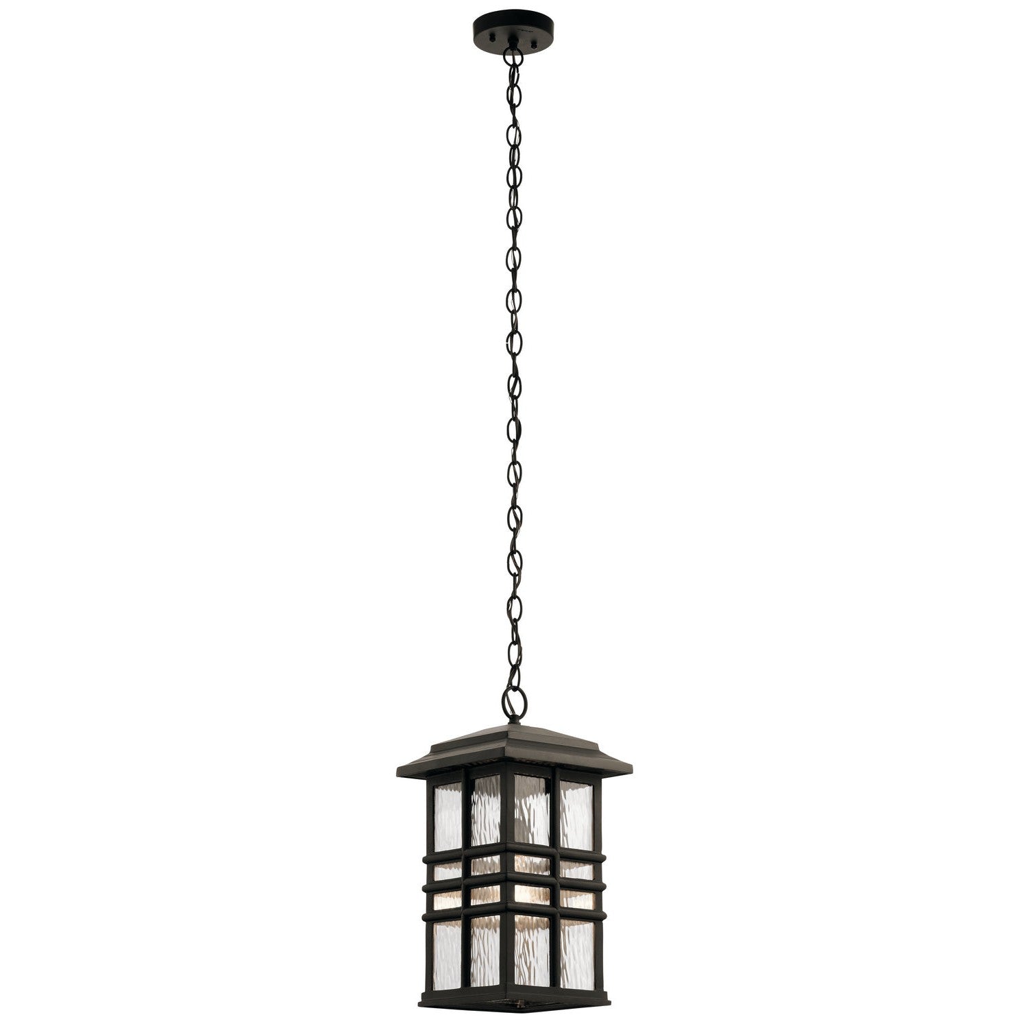 Kichler - 49833OZ - One Light Outdoor Pendant - Beacon Square - Olde Bronze