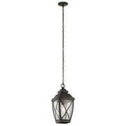 Kichler - 49844OZ - One Light Outdoor Pendant - Tangier - Olde Bronze