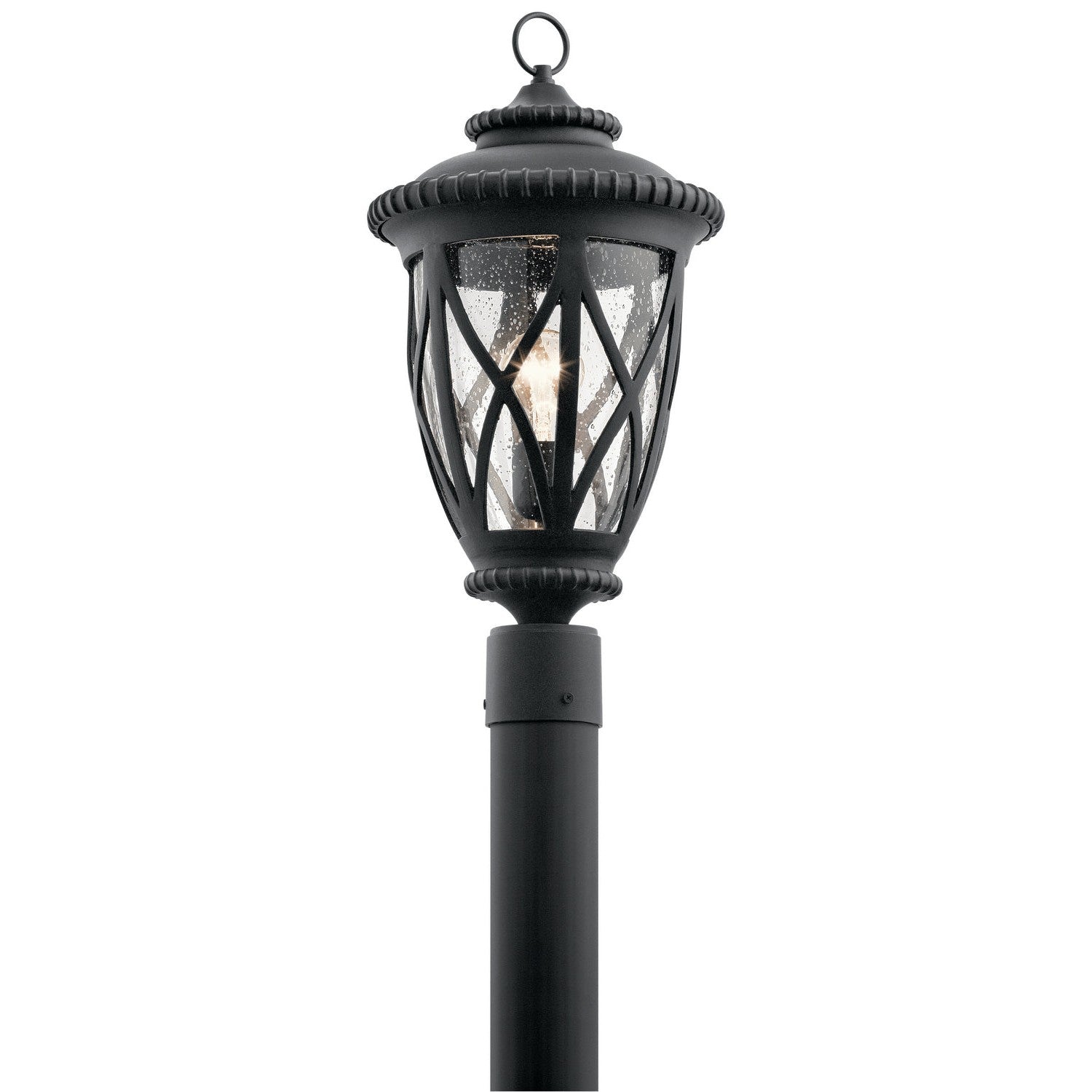 Kichler - 49849BKT - One Light Outdoor Post Mount - Admirals Cove - Textured Black