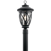 Kichler - 49849BKT - One Light Outdoor Post Mount - Admirals Cove - Textured Black