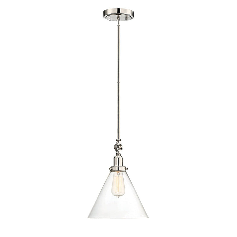 Savoy House - 7-9132-1-109 - One Light Pendant - Drake - Polished Nickel
