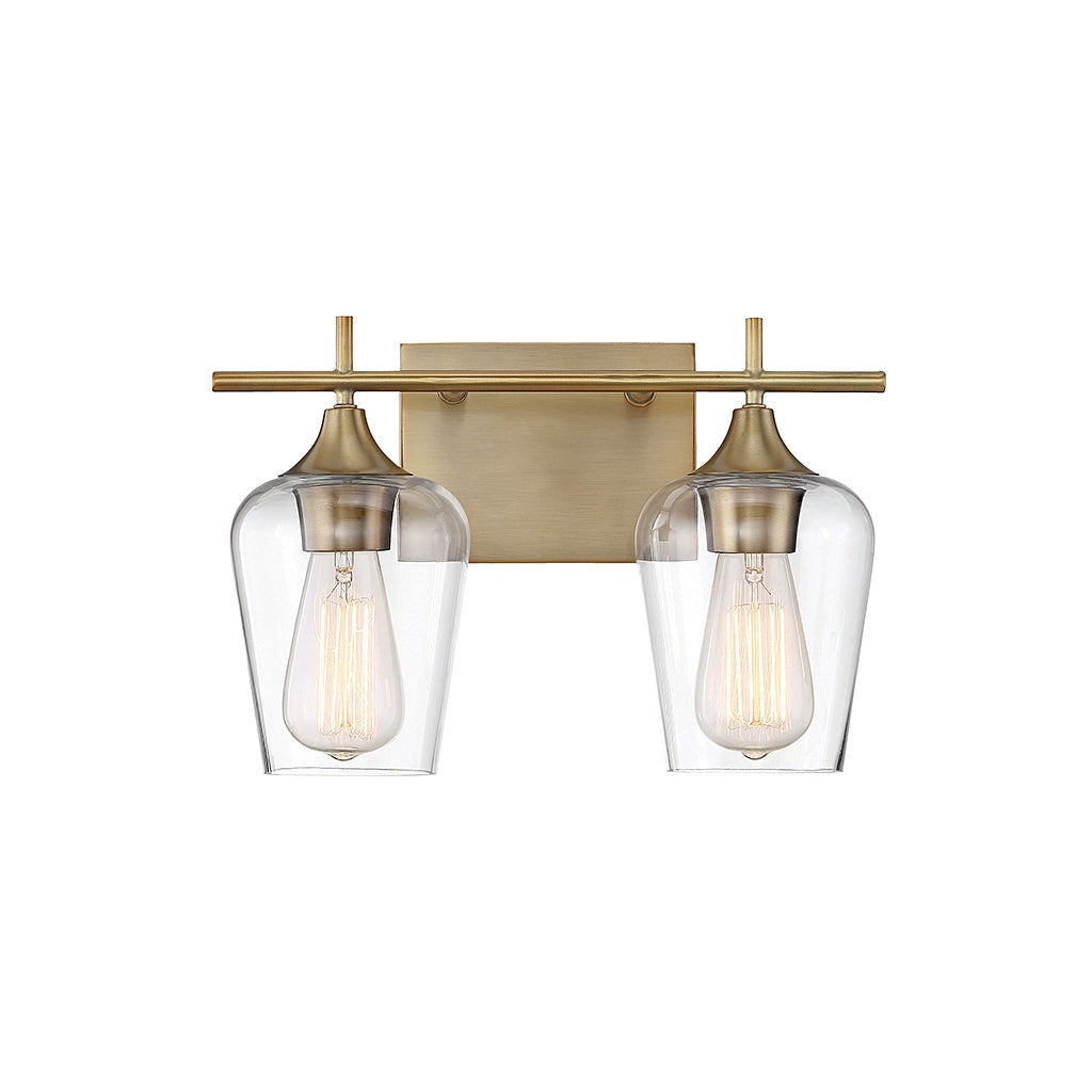Savoy House - 8-4030-2-322 - Two Light Bath Bar - Octave - Warm Brass