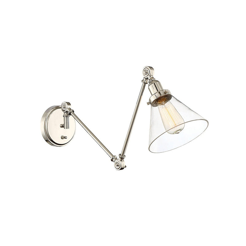 Savoy House - 9-9131CP-1-109 - One Light Wall Sconce - Drake - Polished Nickel