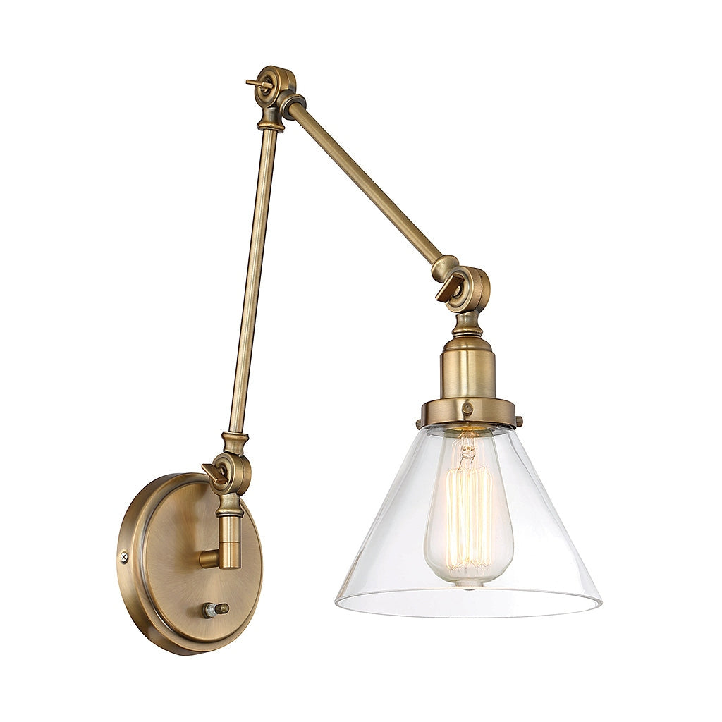 Savoy House - 9-9131CP-1-322 - One Light Wall Sconce - Drake - Warm Brass
