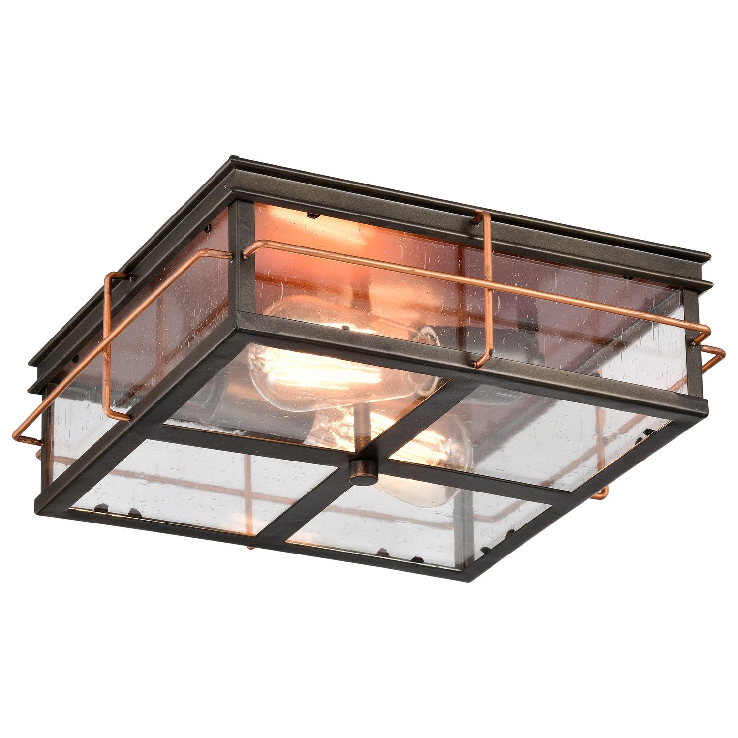 Nuvo Lighting - 60-5834 - Two Light Flush Mount - Howell - Bronze / Copper