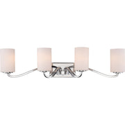 Nuvo Lighting - 60-5871 - Four Light Vanity - Willow - Polished Nickel