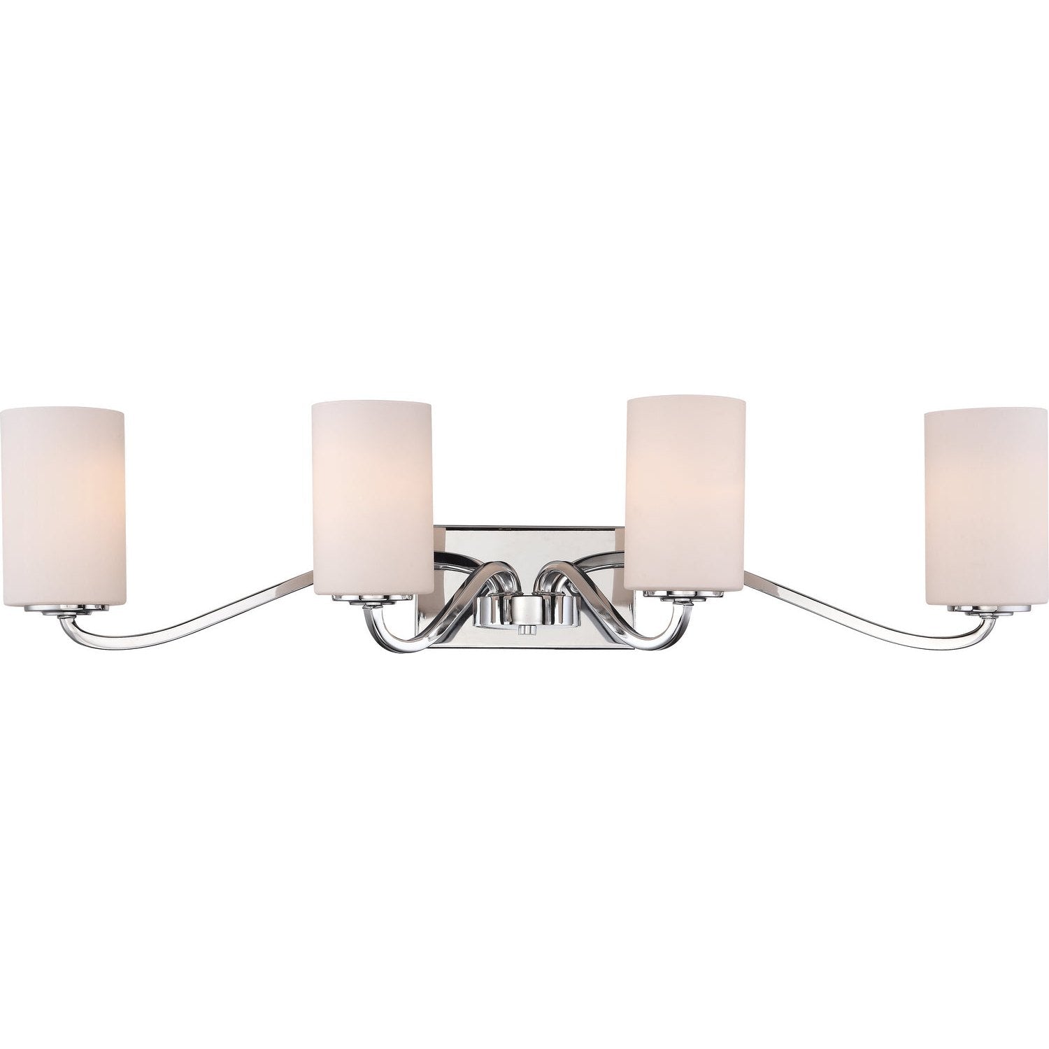 Nuvo Lighting - 60-5871 - Four Light Vanity - Willow - Polished Nickel