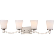 Nuvo Lighting - 60-5874 - Four Light Vanity - Laguna - Brushed Nickel