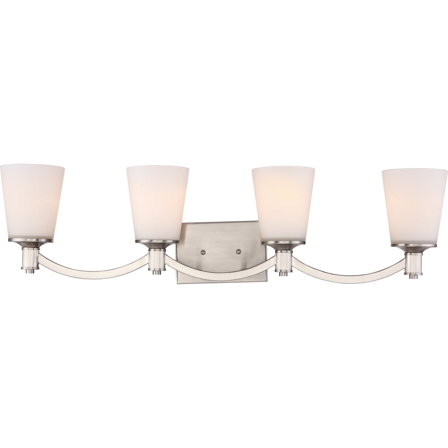 Nuvo Lighting - 60-5874 - Four Light Vanity - Laguna - Brushed Nickel