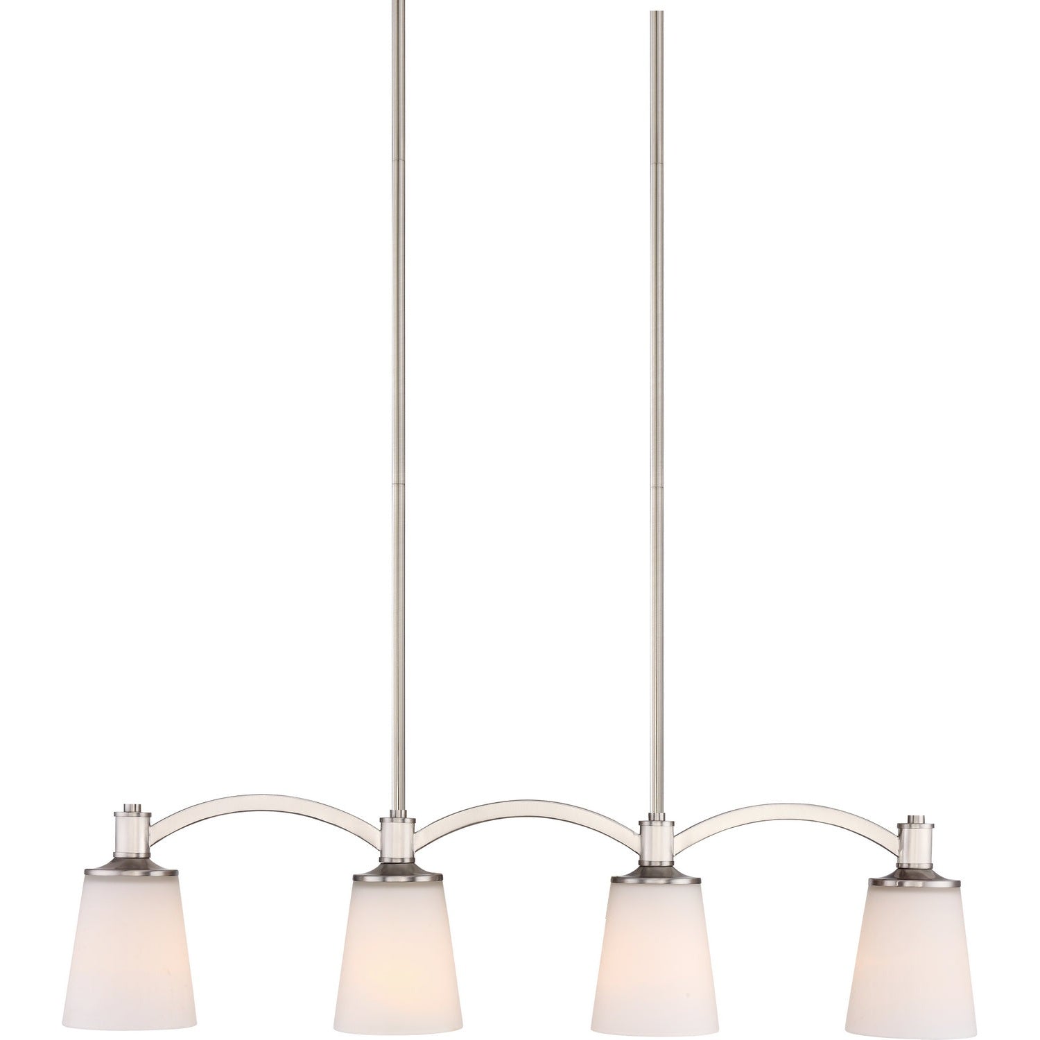 Nuvo Lighting - 60-5875 - Four Light Trestle - Laguna - Brushed Nickel