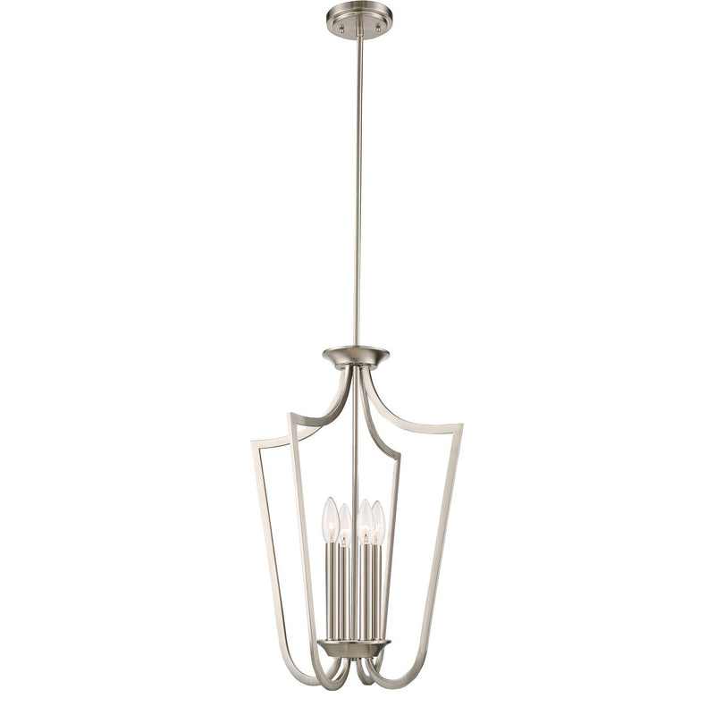 Nuvo Lighting - 60-5876 - Four Light Pendant - Laguna - Brushed Nickel