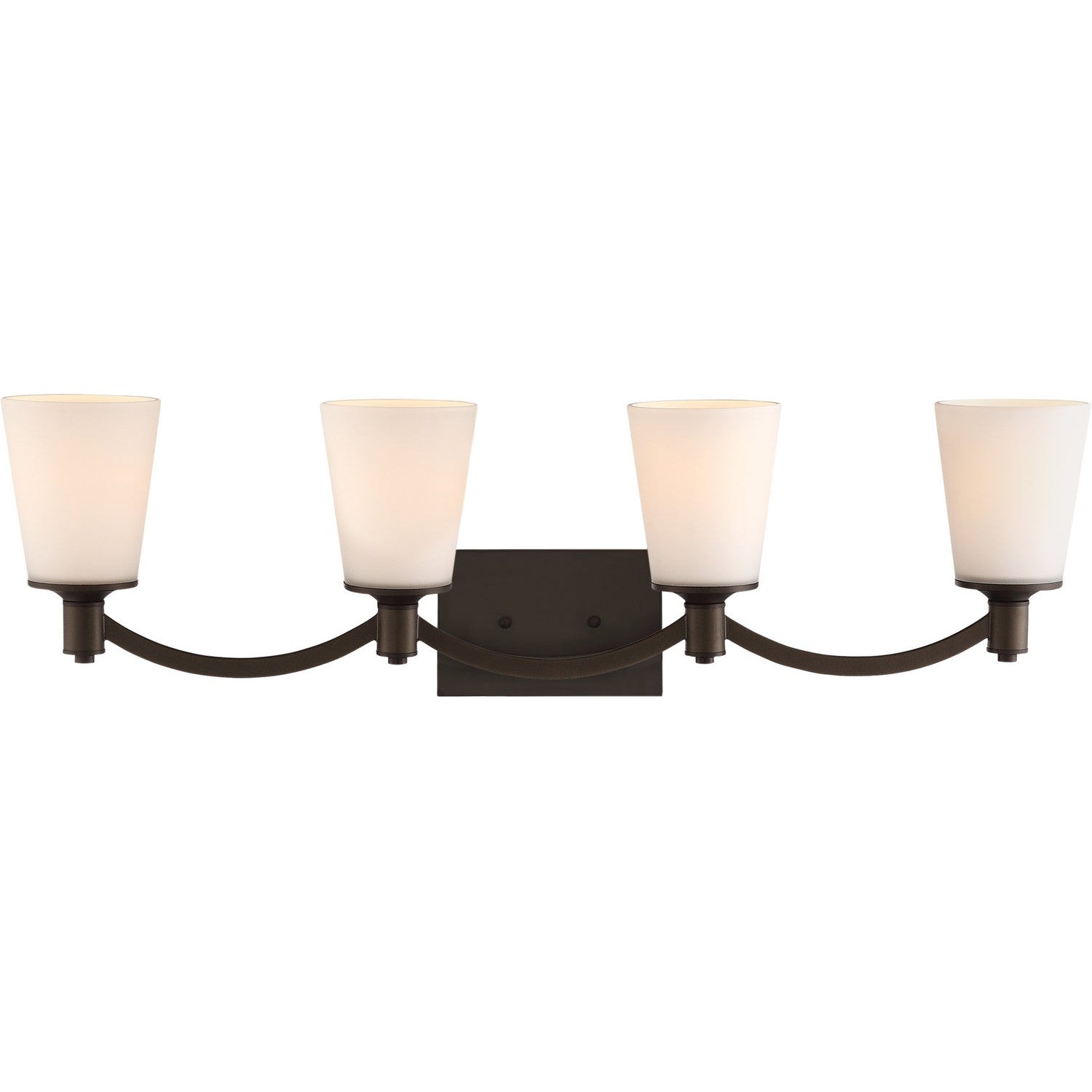 Nuvo Lighting - 60-5974 - Four Light Vanity - Laguna - Forest Bronze