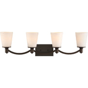 Nuvo Lighting - 60-5974 - Four Light Vanity - Laguna - Forest Bronze