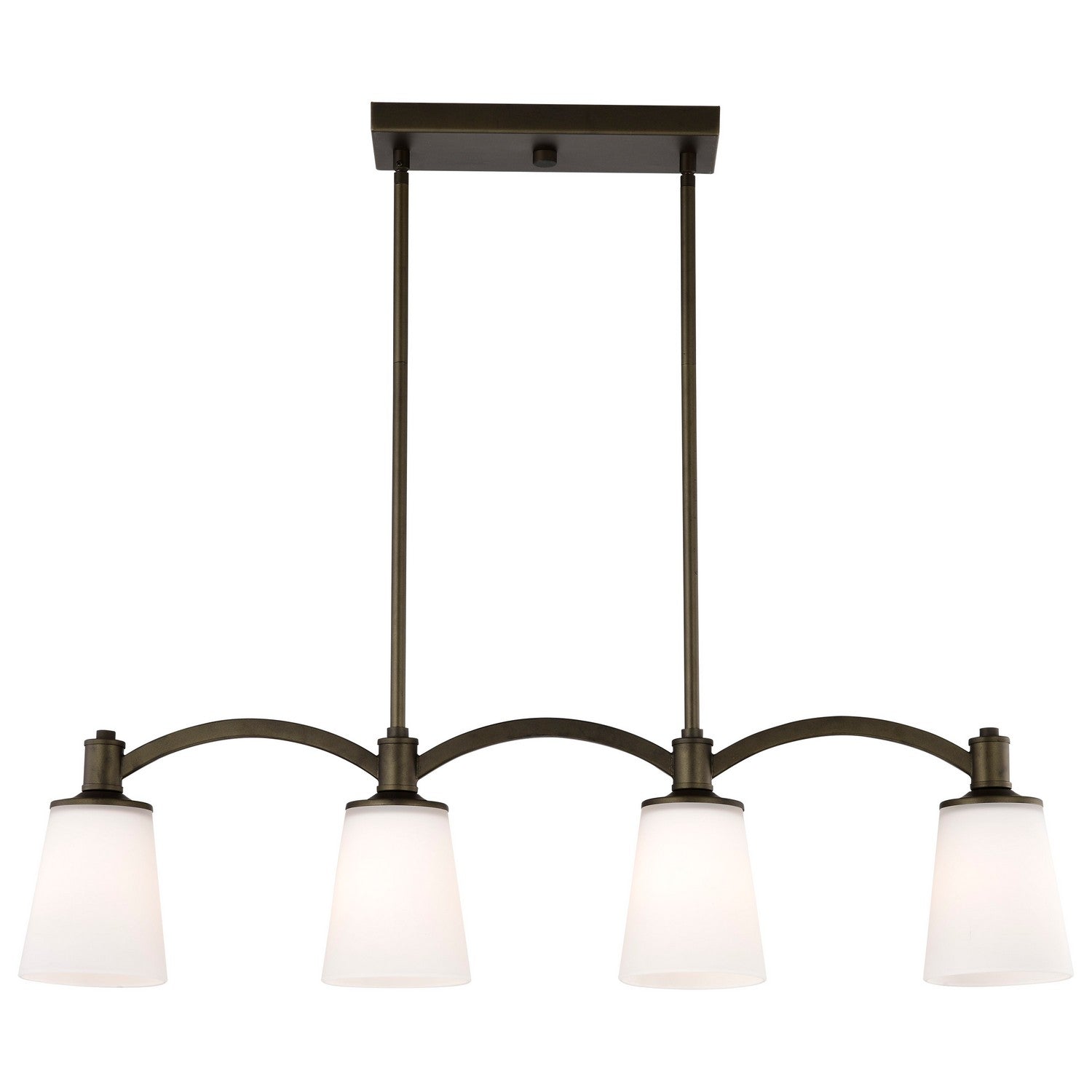Nuvo Lighting - 60-5975 - Four Light Trestle - Laguna - Forest Bronze