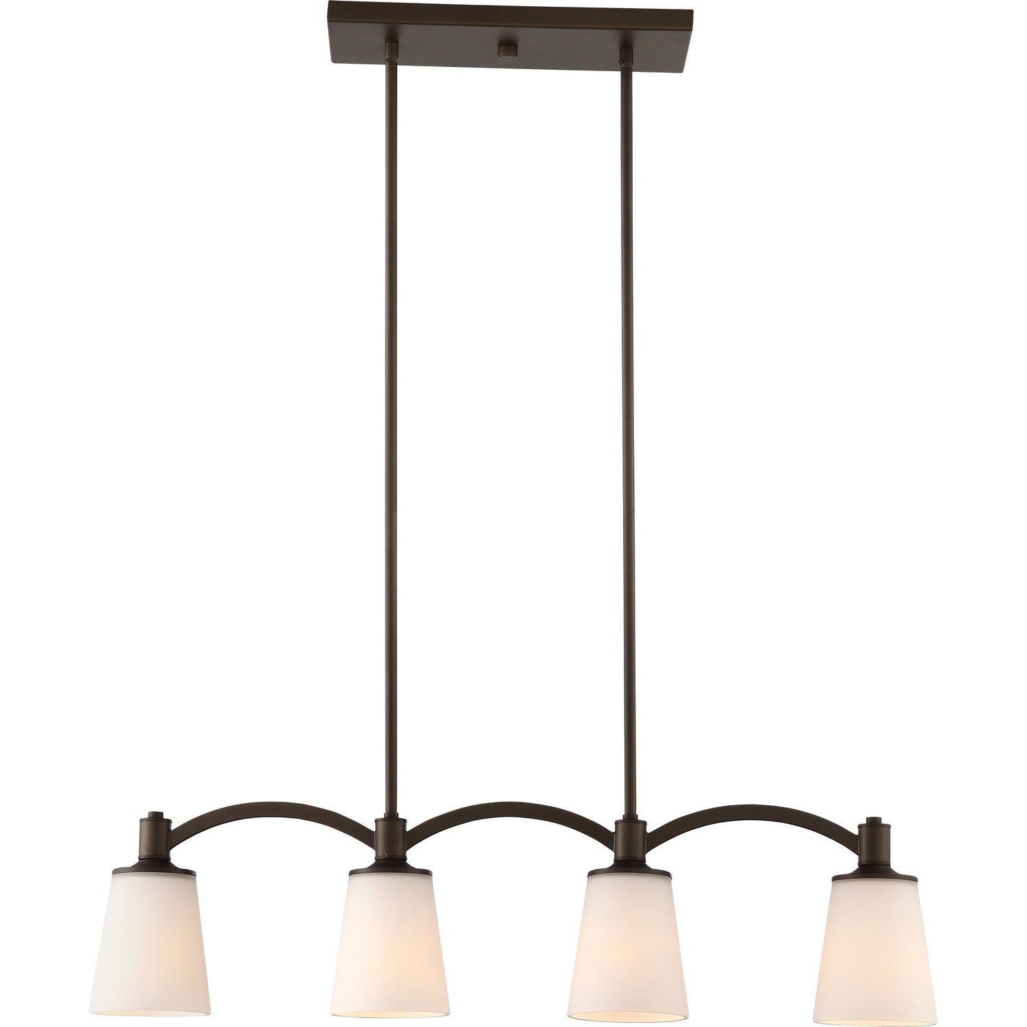 Nuvo Lighting - 60-5975 - Four Light Trestle - Laguna - Forest Bronze