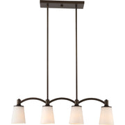 Nuvo Lighting - 60-5975 - Four Light Trestle - Laguna - Forest Bronze