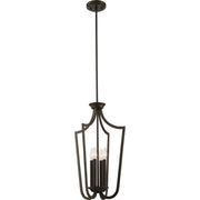 Nuvo Lighting - 60-5976 - Four Light Pendant - Laguna - Forest Bronze