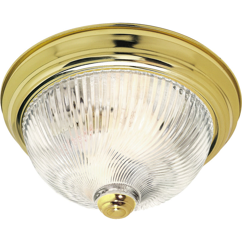 Nuvo Lighting - SF76-024 - Two Light Flush Mount - Polished Brass