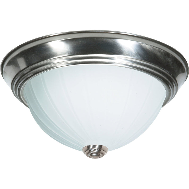 Nuvo Lighting - SF76-243 - Two Light Flush Mount - Brushed Nickel