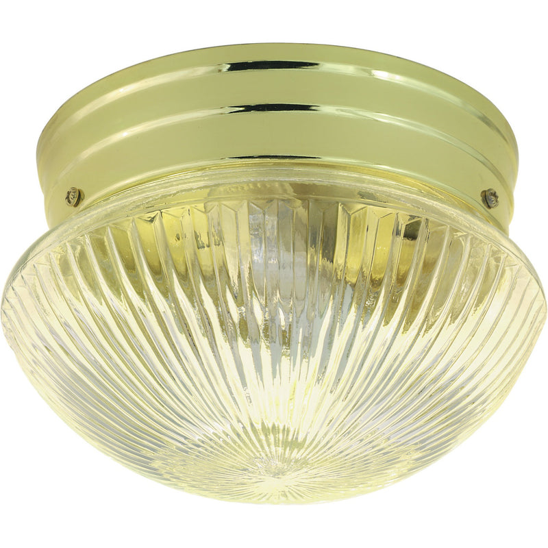 Nuvo Lighting - SF76-250 - One Light Flush Mount - Polished Brass
