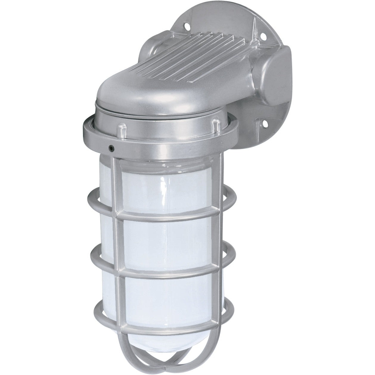 Nuvo Lighting - SF76-620 - One Light Wall Lantern - Metallic Silver